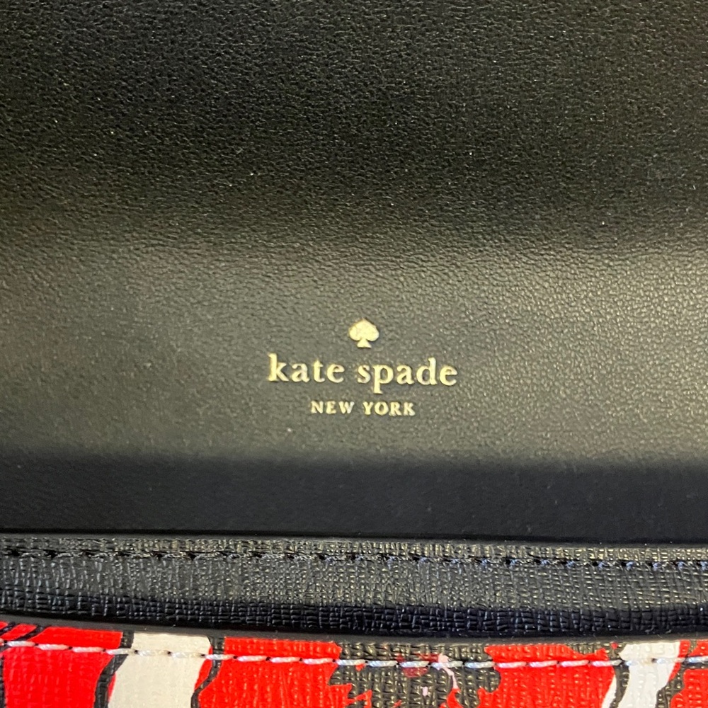 Kate Spade White and Red Poppy Crossbody Bag with free gift - Picture 8 of 11